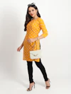 Yellow Heart Kurti-thumb