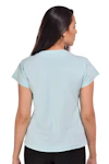 Women Solid Mandarin Green T-Shirt-thumb