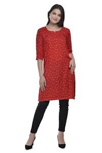 Red Kurti-L-thumb