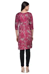 Red Printed Kurti-thumb