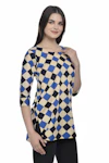 Blue Short Kurti-thumb