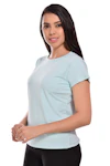 Women Solid Mandarin Green T-Shirt-thumb