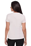 Casual Puff Sleeves Solid Women White Top-thumb