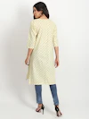 Light Yellow Long Kurti-thumb