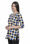 Blue Short Kurti-thumb