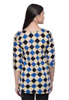 Blue Short Kurti-thumb