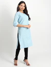 Light Blue Long Kurti-thumb