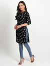 Black Flora Kurti-thumb