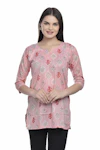 Pink Short Kurti-thumb