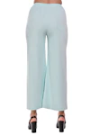 Women Slim Fit White Viscose Rayon Plazzo-thumb