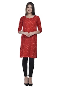 Red Kurti-L-thumb