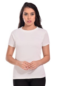 Casual Puff Sleeves Solid Women White Top-thumb